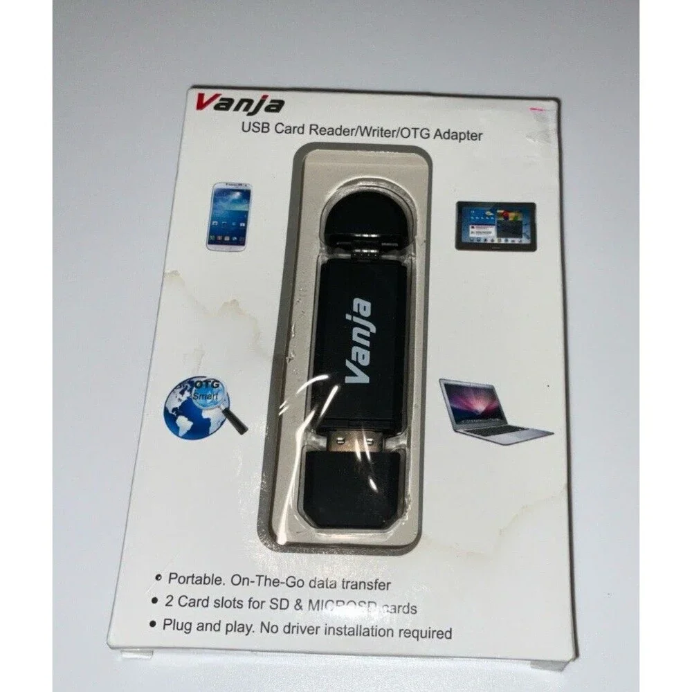 Vanja USB Type C SD Card Reader, USB 3.0 Micro SD Card Reader OTG Adapter New